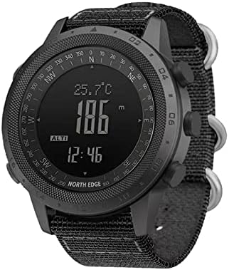 Relógio inteligente altímetro barômetro bússola exército militar smartwatch natação relógio de corrida 50m