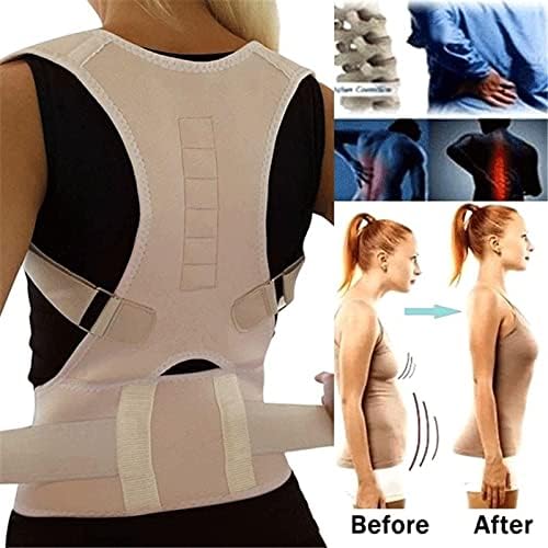 YFDM Postura ajustável Suporte corretor Correcto Belt Belt Brace ombro lombar lombar alívio da dor de alívio da cintura