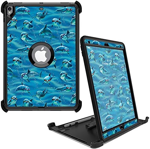 Mightyskins Skin Compatível com o zagueiro OtterBox Apple iPad Pro 10.5 - Gang de golfinhos |