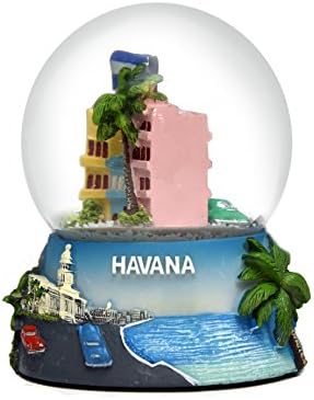 Havana Cuba colorido globo de neve 65mm exclusivo
