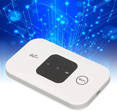 Mobile WiFi Hotspot, 4G LTE Router Wireless Mini Router de viagem portátil 150 Mbps, Suporte de 8 a 10 usuários, Cartão SIM necessário, para viagens de escritório em casa