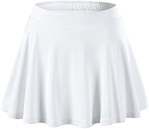 Tiaobug Kids Girls Pleated Tennis Skirt com shorts upf 50+ esportes skort skort de cintura alta executando saia atlética