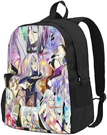 Pankooclub Anime Manga High School DXD Backpack Bolsa de viagens de viagens de ombro duplo para viagens escolares ao ar livre unissex