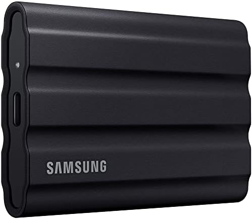 Samsung Mu-PE1T0S/AM T7 escudo portátil State Solid State Drive 1 TB 2022 Pacote preto com 1 ano CPS Pacote de proteção aprimorado