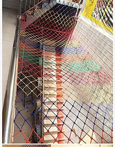 HappLignly Garden Fence Net Nylon Color Decorativa Rede, Rede de Trampolim Antifling de Pet, Rede de Proteção de Escada para Crianças da Rede de Rede de Segurança, Rede Indoor Restaurant Decoration Reding (SIZ (SIZ
