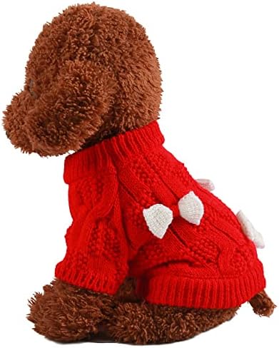 Roupa de cachorro fofa para cachorro para cães pequenos Pet Sweater Sweater Holiday Puppy Costume Sweater Roupos de animais de estimação