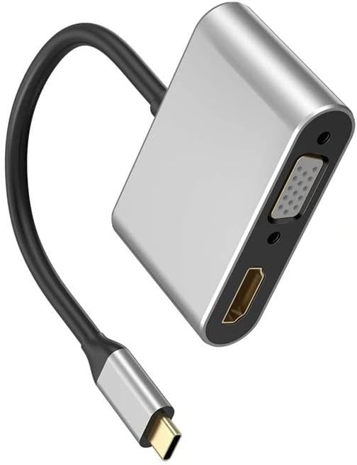 Ayull tipo C para HDMI VGA Two-em-One Conversor de alta definição