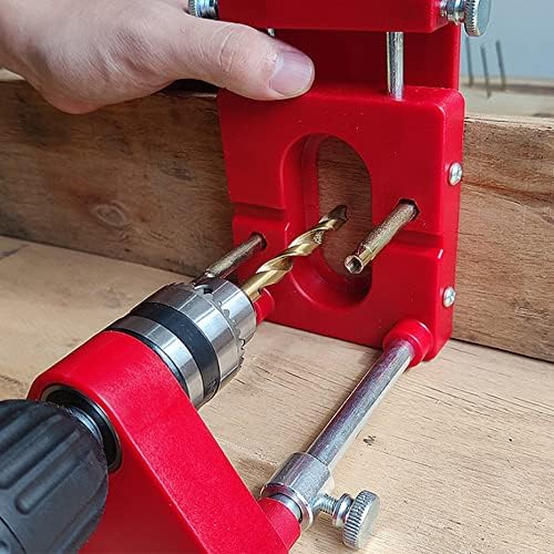 Ferramenta de perfuração de madeira, localizador de perfuração de precisão portátil, localizador de perfuração ajustável para ferramentas