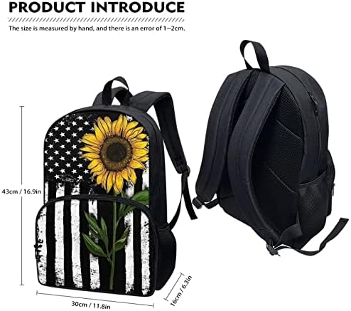 POCOCEACLES FAGN AMERICANO AMERICANO E PTERMENTES DE GIRSOMFONENTES Backpack Bookbags Travel Daypack School Laptop