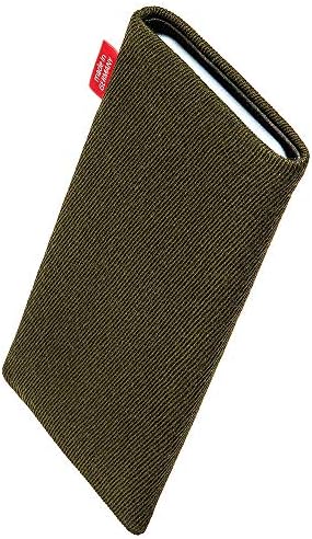 Fitbag trachten edelweiss manga personalizada para Nokia E51. Bolsa de tecido de terno fino com forro de microfibra integrado