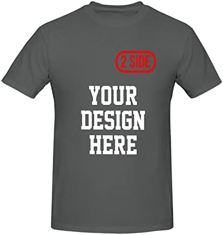 Camisetas personalizadas Adicionar seu nome de imagem logotipo de texto Camiseta personalizada personalizada
