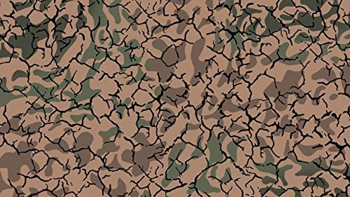 Acid Tactical® 2 pacote - 9x14 Camouflage Airbrush Spray Paint Camo Stencils - Jon Boat Model Tree traseiro/terra rachada