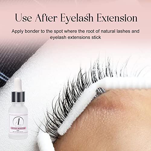 AllOve Lash Bonder para Extensões de Cílios Super Bonder para Lash Extensão Cola Acelerador Acelerador Produnda Selante para Lash