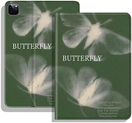 Wunm Studio Case Compatível com Kindle Oasis 10. Geração - Caso E -Reader Tampa, borboleta verde retro/psicodélico
