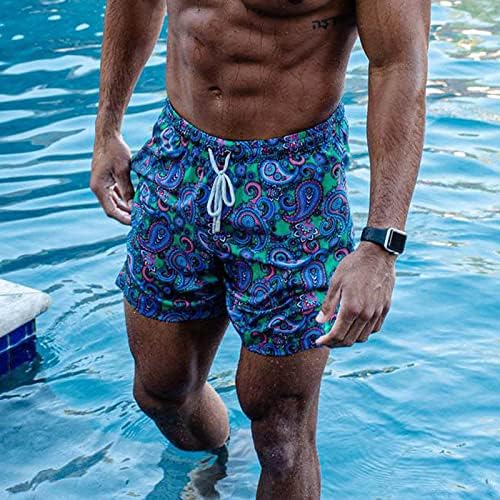Shorts de tábua para homens shorts de roupas de banho rápidas secas e tamanhos de tamanhos engraçados de fitness de fitness