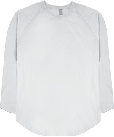 Chapéu e além para homens vintage beisebol raglan 3/4 manga lisa camiseta casual shirts ativos