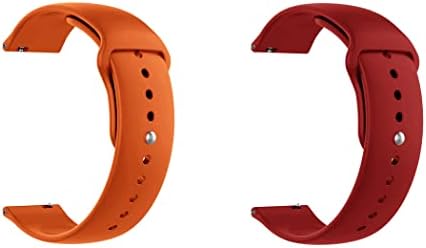 Uma banda de relógio de liberação rápida de Echelon compatível com Huawei Watch 3 Pro Silicone Watch Strap With Button Lock, pacote