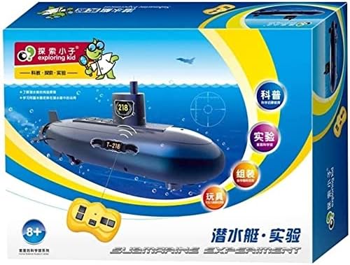 Controle remoto de aunevn sob o navio de água RC Boat 6ch RC Mini Submarino Modelo Recarregável Submarino Elétrico para Crianças