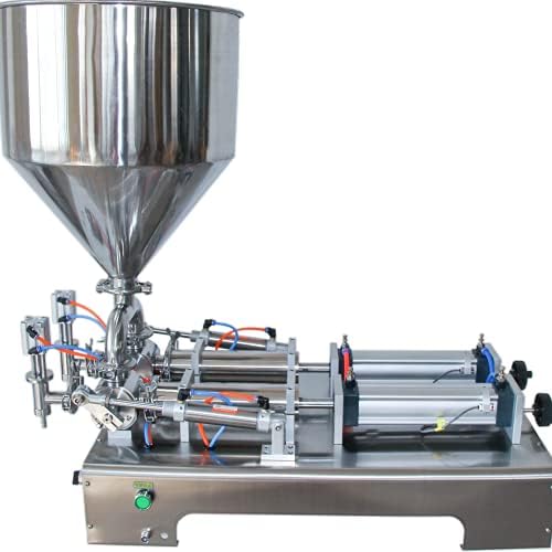 FPPS Máquina de enchimento de líquido e pasta horizontal Pneumática de 10 a 100 ml de dispensador de pasta semi-automática