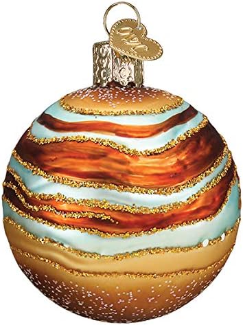 Ornamentos de Natal do Velho Mundo Júpiter Ornamentos de vidro soprados para a árvore de Natal