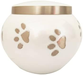 Sharvgun Brass Urn Memorial Recipiente Jar Pot para animais de estimação Urns de cão Cat URNS PET URNS METAL URNS URNS