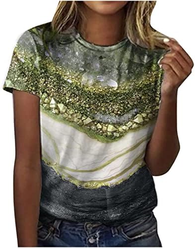Teen Girls Marble Floral Print Bloups Boat Blouse Blouse