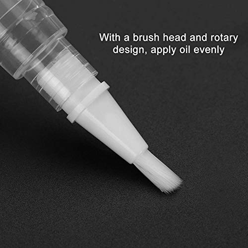 10 PCs 5ml canetas de torção vazias e transparentes Cosmética Rotária Twist Pen com ponta de escova macia, ferramenta portátil do tubo líquido de unha Diy Blift Gloss Liquid