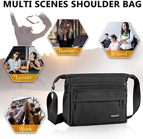 Mensageiro da bolsa para homens, pequenas bolsas de lona crossbody school satchel mulheres viajam para bolsa de ombro