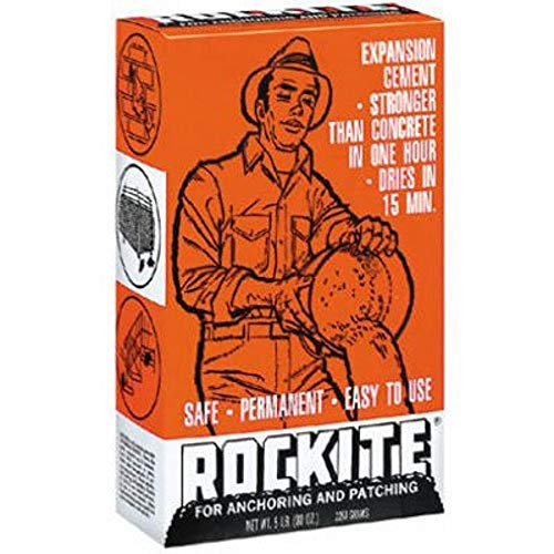 Hartline 10006 Rockite Cement 15 min 5 lb, 80 onças