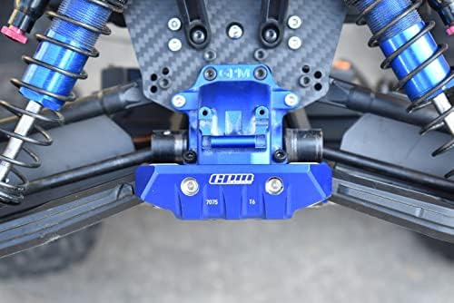 Alumínio 7075-T6 para-choque traseiro para traxxas 1/8 4wd Sledge Monster Truck 95076-4 Atualizações-Azul