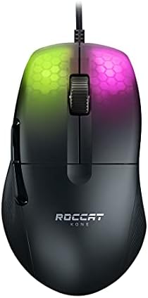 Roccat Kone Pro PC Mouse de jogos, preto e senso Illuminação RGB Gaming PC Mousepad, Non Slip Back, Mouse Pad, Mat de