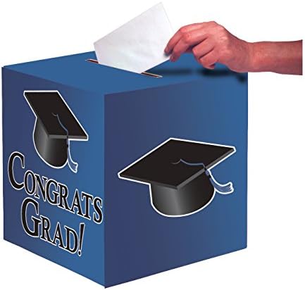 Convertência criativa Parabéns Caixa de cartão de graduação, Classic Red -