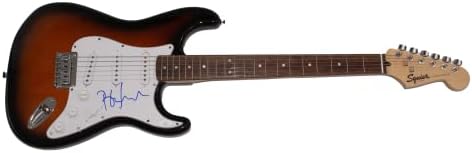 Barry Manilow assinou autógrafo em tamanho real stratocaster de guitarra elétrica b w/ james spence autenticação jsa coa - tentando