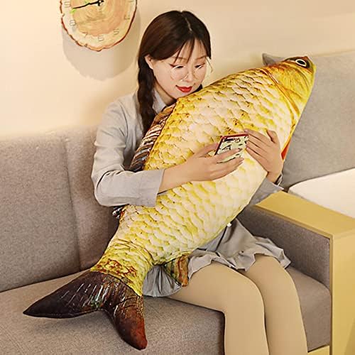 XIYUAN 3D Soft Fish Cushion Cushion Plelow Pillow, brinquedo de animal de pelúcia, casa DDECORATION CRIANÇAS PROFUNHO DE PHOVE