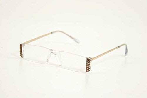 Ler óculos feitos com elementos swarovski