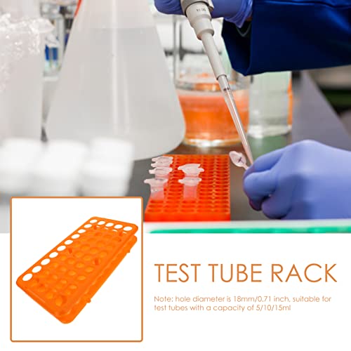 Experimentos de plástico cura- coleta de tubo duplo-garganta organizador de exibição kit de painel testando cor multiuso
