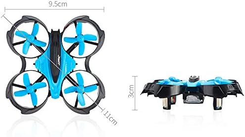 QAQQVQ Mini Quadcopter RC Drone Modo sem cabeça Volte para casa com um dosses de avião de brinquedo de menino Key para crianças e adultos de 360 ​​graus Luzes de altura fixa de altura fixa