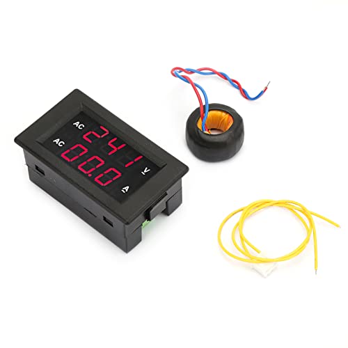 AC Ampere Meter, KWH Tester Testador de tensão CA Painel de energia do fator de potência de frequência Digital AMP para casa
