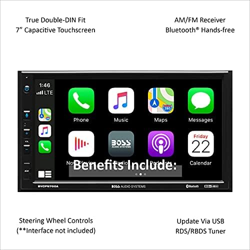 Sistemas de áudio BOIN BVCP9700A-C Apple CarPlay Android Auto Carr Multimedia Player-tela sensível ao toque capacitiva