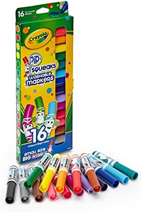 Marcadores Crayola Pip-Squeaks, 16 contagem