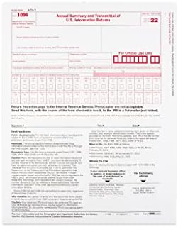 1099 MISC Forms 2022, 4 Parte 10 Kit de formulários de imposto de embalagem, em envelopes de self SEAL Compatíveis com