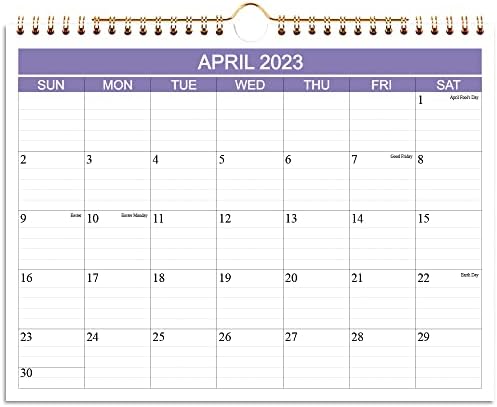2023-2024 Calendário O calendário da parede vai de abril de 2023 a junho de 2024-15 meses calendário com papel grosso para