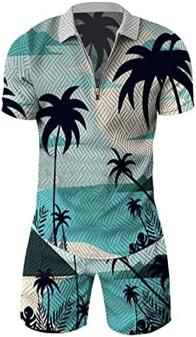 BMISEGM Summer Mens Suits Slim Fit Mens Manga curta Camisa casual e shorts conjuntos de roupas de verão de duas peças