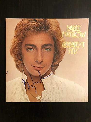 Barry Manilow assinado Autograph - Vinyl Album Record LP - Greatest Hits, Beckett